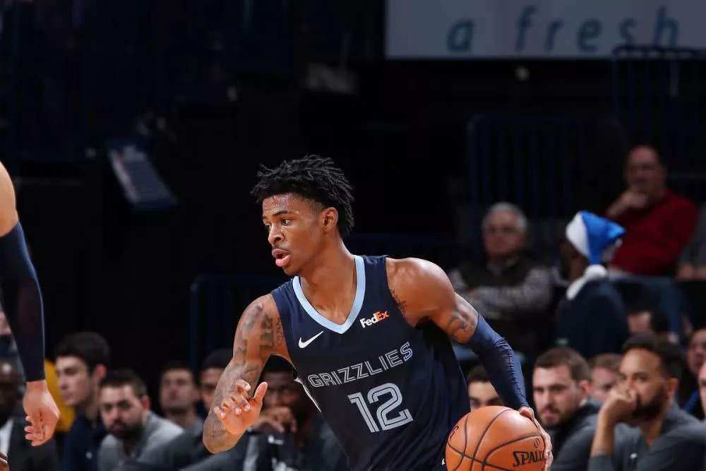  莫兰特禁赛归来带队击溃凯尔特人  